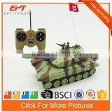 1/64 11ch Remote Control Toy rc Military Battle Tank for Kids thumbnail-1