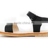 Choozii 2016 Fashion Open Toe Girls Leather Sandals With Flat Design thumbnail-2