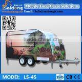 Worldwide Popular Mobile Food Warmer Carts/Mobile Food Trailer Food Cart Cooking Trailer/Folding Food Cart thumbnail-3