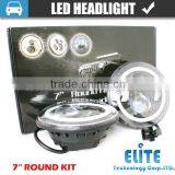 7 Inch Round Led Headlight 12v 24v for Car or Motor Meet E-mark Standard thumbnail-1