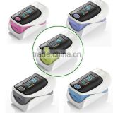 BJ-250 Instant Read Digital Pulse Oximeter with Alarm Setting, Color OLED Display and Carry Case