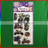 Embossed PVC Stickers Motorcycle Race Stickers