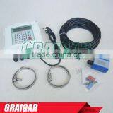 Wall-mount Ultrasonic Digital Flow Meter TUF-2000SW Fixed Flowmeter DN15-6000mm
