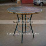High Top Rattan Bistro/Bar Table
