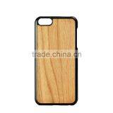 Real Wood Bamboo Slim Phone Case Hard Back, Blank for IPhone6s Wooden Bamboo Phone Case, for IPhone SE Wood Case
