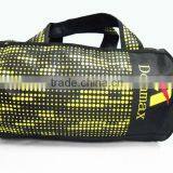 Yellow / Black Fashion Nylon Sports Bag With Shoes Pockets And Basketball Bag