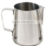 350/600/1000ML 20 Gauge 18/10 teflon pitcher stainless steel milk jar