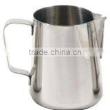 350/600/1000ML 20 Gauge 18/10 teflon pitcher stainless steel milk jar