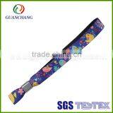 China Wholesale High Secure Fabric Wristband With Plastic Fastener thumbnail-3