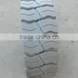 20 ft Electric Narrow Scissor Lift Tire 12.5x4.25 Solid Non-marking Tyre for Haulotte Optimum 6 thumbnail-5
