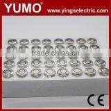 LA16JSF-11E 16mm Momentary/alternate Stanless Steel Blue 3A/250VAC 5 Pin Metal Button Push Button Switch thumbnail-2