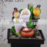 Indoor Resin Bird Mini Tabletop Water Fountain for Home Decoration thumbnail-3