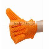 Eco-friendly Five Fingers Bakeware Backing Oven Silicone Gloves thumbnail-1