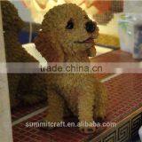 Artificial Funny Resin Poodle Dog Statues for Sale thumbnail-4