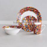 16pcs Ceramic Dinnerware Set With Decal thumbnail-1