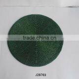 Dark Green Glass Bead Place Mats and Coasters With Different Colours and Patterns thumbnail-1