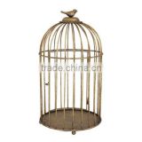 handmade antique metal bird cage