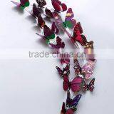 12PCS 3D Butterfly Wall Stickers Decoration Art Decorations 4 Size thumbnail-3