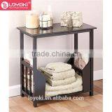 Magazine Table Wooden Magazine Storage Rack High Quality Sofa Side Table Wholesale thumbnail-2