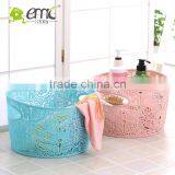 Lace Design Plastic Basket, Lace Baskets, Plastic Round Shape Basket thumbnail-2