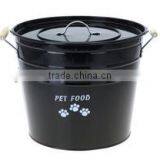 Full Color Printing Metal Storage Bucket for Pet Food thumbnail-1