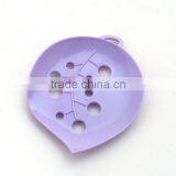 Bathroom Accessory Set Green Leaves Soap Dish /soap Holder /plastic ABS Soap Box thumbnail-1