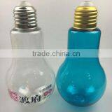 Christmas Gift Bottles Clear Light Bulb PET Plastic Decorative Bottle thumbnail-5
