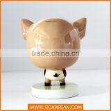 Customozed Fiberglass Vivid Cute Pig Cartoon Statue thumbnail-4