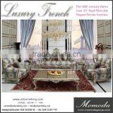 CB31luxuious Antique Solid Wood Italian Baroque Elegant Leather Crystal Button Upholstery European Style King Size Bedroom thumbnail-2