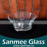 Wholesale Quadrangle Clear Glass Bowl,Glass Candleholder thumbnail-1