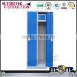2 Door Steel Lockable Wardrobe Steel Locker Cabinet thumbnail-3