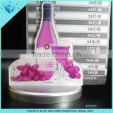 Customize Acrylic Wine Bottle Shaped Menu Display Stand thumbnail-1