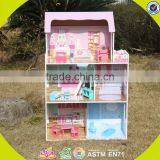 Wholesale Kids Wooden Dollhouse Miniatures Fashion Baby Wooden Dollhouse Miniatures Hot Wooden Dollhouse Miniatures W06A044 thumbnail-4