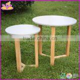 Hot New Product for 2015 Wooden Round Table for Kids,modern Wooden Toy Children Round Table,outdoor Wooden Round Table W08G036 thumbnail-2