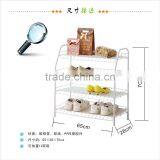 Shoes Display Shelf, 2 Tier Expandable Metal Shoe Rack thumbnail-6