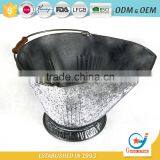 Galvanized Fireplace Coal Pail Coal Fireplace Bucket thumbnail-4