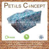 Hot Exclusive Floral Print Cotton Canvas Beach Bag With Twisted Rope Handle - Hanging Zip Pocket-made From Natural 12 Oz Canvas thumbnail-4