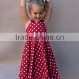 Baby Girl Frock Design Clothes Pictures Names Polka Dot Party Dresses HSD2473 thumbnail-2