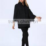 New Arrival Ladies Fashion Design Elegant Winter/Autumn Dolman Cape Coat for Women thumbnail-5