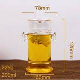 Glass Cup Kungfu Tea Cup Three Part Glass Cup Filter Glass Cup Coffee Cup Milk Cup Juice Cup for Hotel and Resturant thumbnail-3