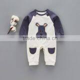 Wholesale Guangzhou Clothes Cotton Newborn Calf Pattern Baby Bodysuit thumbnail-4