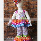 Girls Boutique Birthday Wear High Quality Gril Ruffle Outfit thumbnail-1