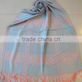 Fahion High Quality Woman100%rayon Designer Plaid Rose Scarf thumbnail-1