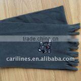 Promotional Kids Polar Fleece Scarf With Embroidery Lovely Dog thumbnail-1