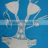 Machine Crochet 100% Cotton Summer Bikini Set