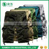 Custom Summer Pure Cotton Army Style Mens Camo Printed Cargo Shorts thumbnail-1
