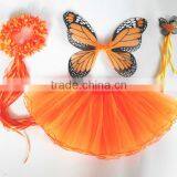 Halloween 4pcs Bithday Fairy Girls Fancy Princess Dress up Costume Set thumbnail-4