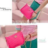 New Fashion Women Synthetic Leather Casual Bow Shoulder Bag Cross Bag Handbag thumbnail-4