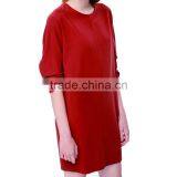 Latest Casual Female Sex Night Red Dress for Women thumbnail-1