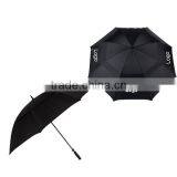 Black Custom Promotion Golf Umbrellas thumbnail-1